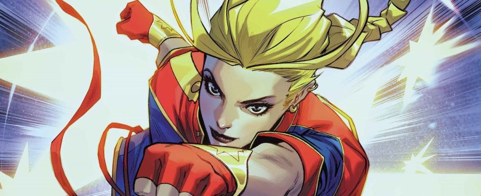 Captain Marvel: Marvel Comics révèle le nouveau costume audacieux de Carol Danvers