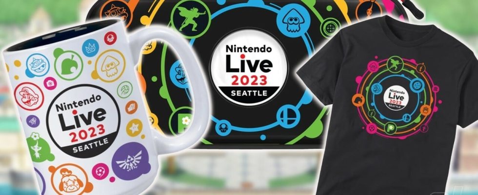 Célébrez le Nintendo Live 2023 avec des étuis, des t-shirts et bien plus encore