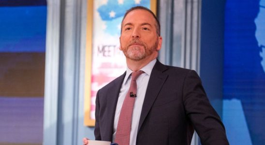 Chuck Todd in suit on Meet the Press