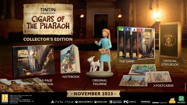 Tintin Reporter : Cigares du Pharaon physique édition collector