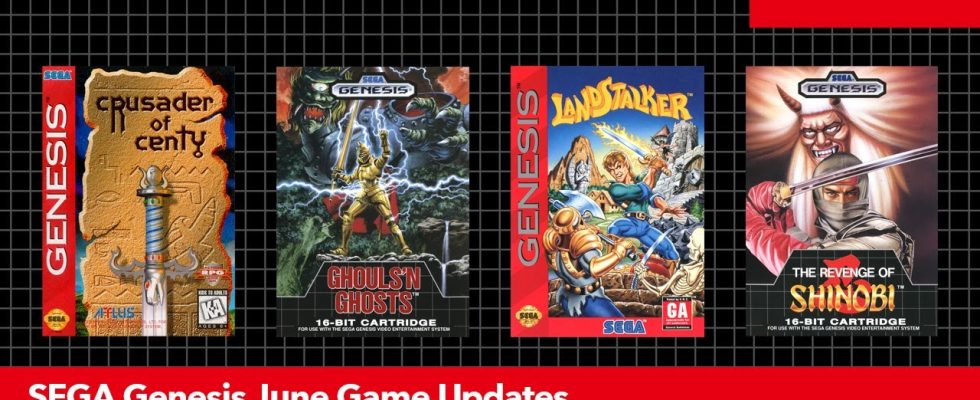 Nintendo has just added four new games to the Sega Genesis library of Nintendo Switch Online + Expansion Pack: Crusader of Centy, Ghouls n Ghosts, Landstalker, and The Revenge of Shinobi.