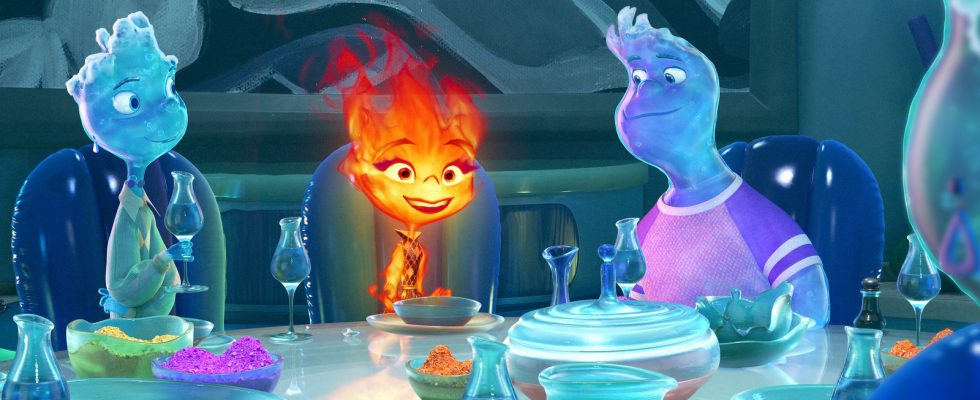 Elemental de Pixar a eu du mal à créer des personnages aquatiques