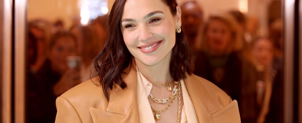 NEW YORK, NEW YORK - APRIL 26: Global Brand Ambassador, Gal Gadot attends Tiffany & Co's The Landmark Ribbon Cutting Ceremony on April 26, 2023 in New York City. (Photo by Dia Dipasupil/Getty Images)