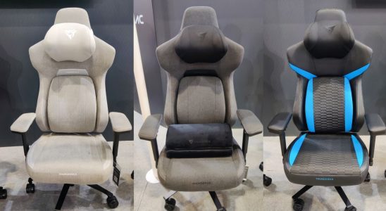 The ThunderX3 core gaming chair range.