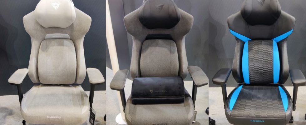 The ThunderX3 core gaming chair range.