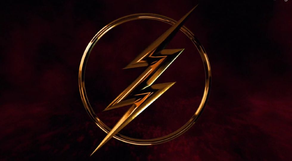 le logo du super-héros flash