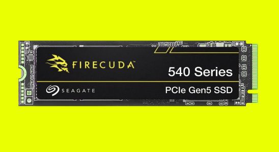 Lancement du disque SSD Seagate Firecuda 540 PCIe 5.0 avec des vitesses de lecture rapides