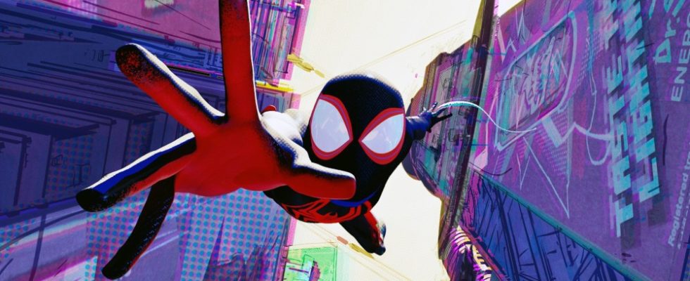 SPIDER-MAN: ACROSS THE SPIDER-VERSE, (aka SPIDER-MAN: ACROSS THE SPIDER-VERSE  PART ONE), Spider-Man/Miles Morales (voice: Shameik Moore), 2023. © Sony Pictures Releasing / © Marvel Entertainment / Courtesy Everett Collection