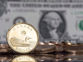 Le dollar canadien a augmenté de 0,3 pour cent à 74,60 cents américains mardi avant la réunion de la Banque du Canada aujourd'hui.