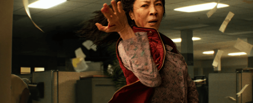Michelle Yeoh in 'Everything Everywhere All at Once' (2022) shot by Allyson Riggs