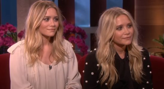 Mary Kate and Ashley Olsen on The Ellen Show in 2010.