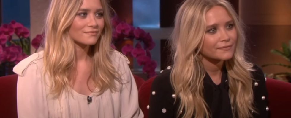 Mary Kate and Ashley Olsen on The Ellen Show in 2010.