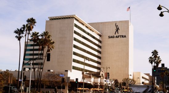The SAG-AFTRA Building in Los Angeles, California on February 16, 2021.