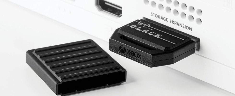 Les nouvelles cartes d'extension Xbox Series X de Western Digital sont désormais officielles