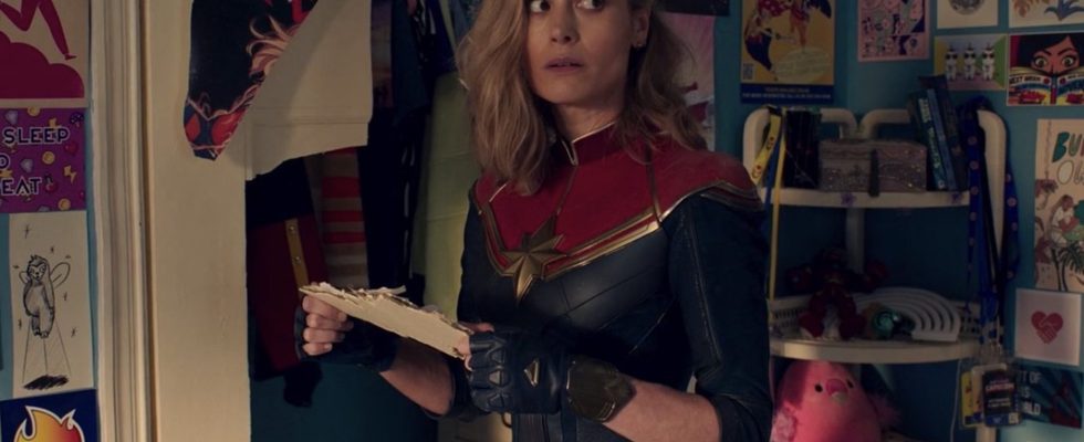 Brie Larson as Captain Marvel in Ms Marvel
