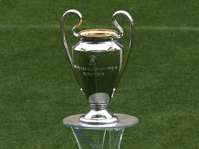 Le trophée de la Ligue des champions.