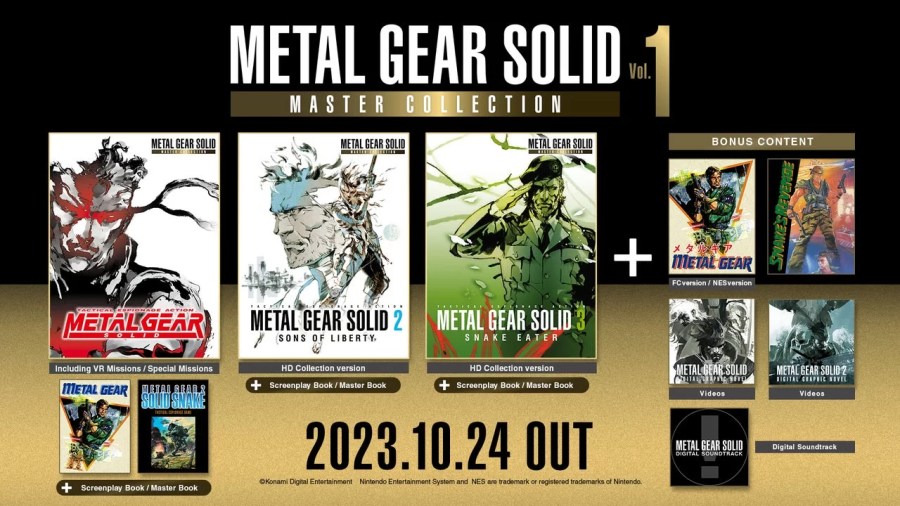 Metal Gear Solid Collection Vol.  1 Table des matières