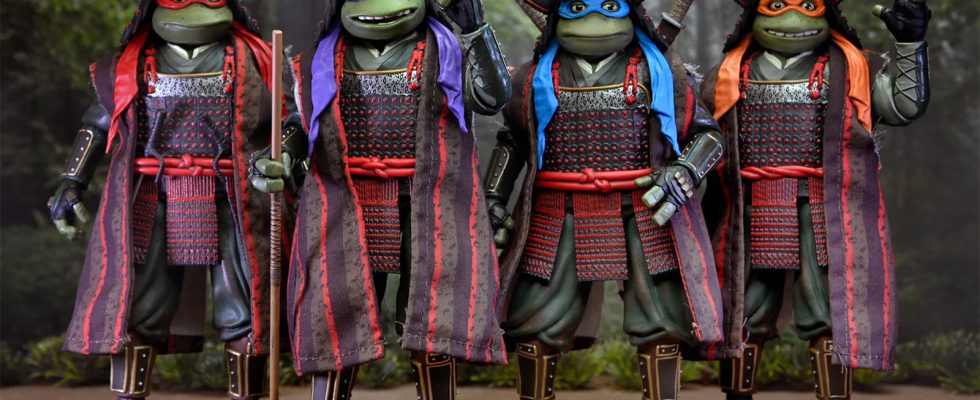 NECA libère le pack de figurines Teenage Mutant Ninja Turtles III et TMNT II Keno pour Comic-Con