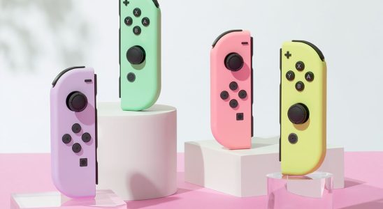 Nintendo a dévoilé de nouveaux ensembles de contrôleurs Joy-Con pastel