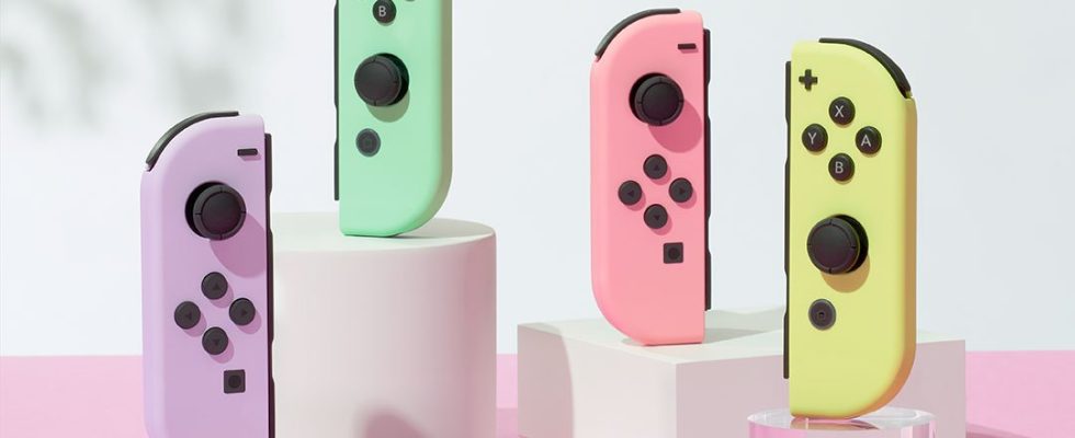 Nintendo a dévoilé de nouveaux ensembles de contrôleurs Joy-Con pastel