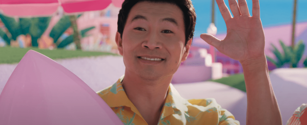 Simu Liu as Ken in Barbie teaser trailer