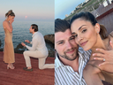 Josh Anderson a proposé à Paola Finizio cette semaine et elle était ravie de devenir sa fiancée.