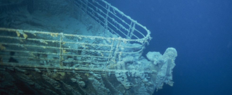 Titanic wreckage