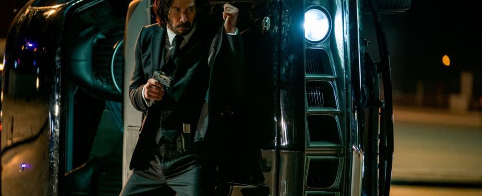 Keanu Reeves as John Wick in John Wick: Chapter 4