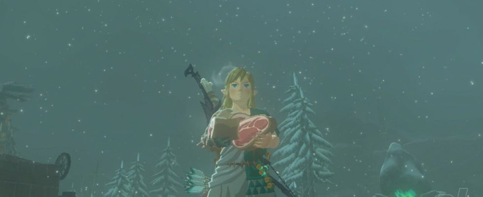 Zelda: les joueurs de TOTK découvrent un moyen simple de faire des roupies avec "Frozen Meat Glitch"