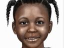 Les enquêteurs ont précédemment publié un croquis composite d'une petite fille dont les restes ont été retrouvés dans une benne à ordures de Rosedale en 2022.