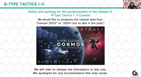R-Type Tactics I • II Cosmos reporté à 2024