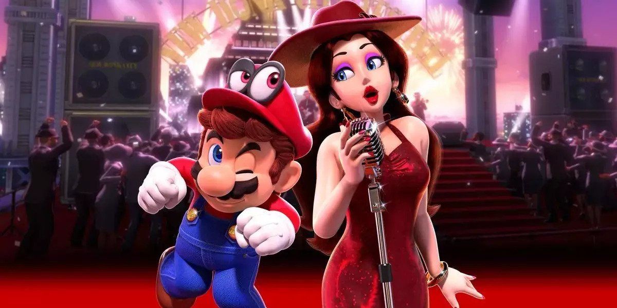 Mario et Pauline dans Mario Odyssey
