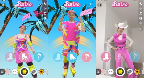 Snapchat Barbie AR Lens