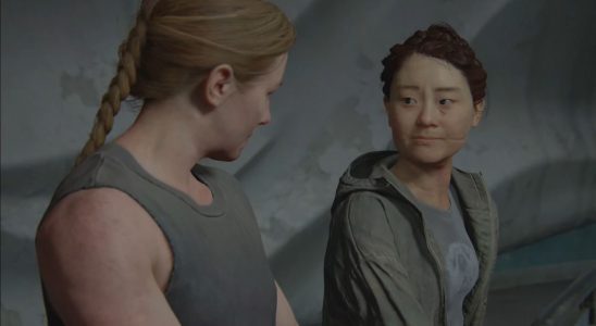 The Last of Us Part 2 Abby and Yara talking in the aquarium