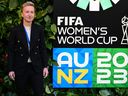L'entraîneur du Canada Bev Priestman arrive pour la cérémonie de tirage au sort de la Coupe du monde féminine de la FIFA 2023 en Australie et en Nouvelle-Zélande au Aotea Centre à Auckland le 22 octobre 2022. 