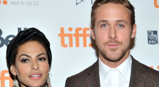 Ryan Gosling and Eva Mendes at premiere of The Place Beyond the Pines