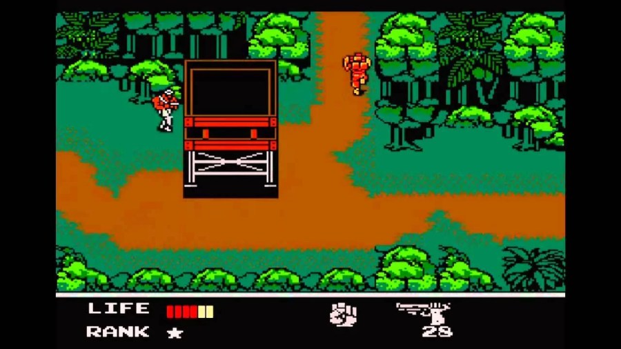 Capture d'écran de Snakes Revenge NES