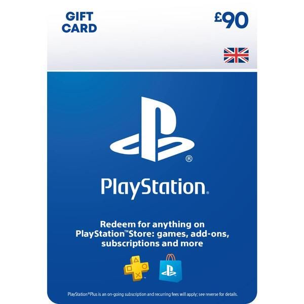 Carte cadeau PlayStation Store 90 £ PS5/PS4(PSN)