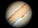 Une nouvelle vue du télescope spatial Hubble de la planète Jupiter, qui sera très visible dans le cadre d'une programmation planétaire le mardi 28 mars 2023. 