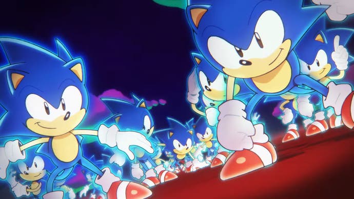 Ouverture de plusieurs Sonics dans Sonic Superstars