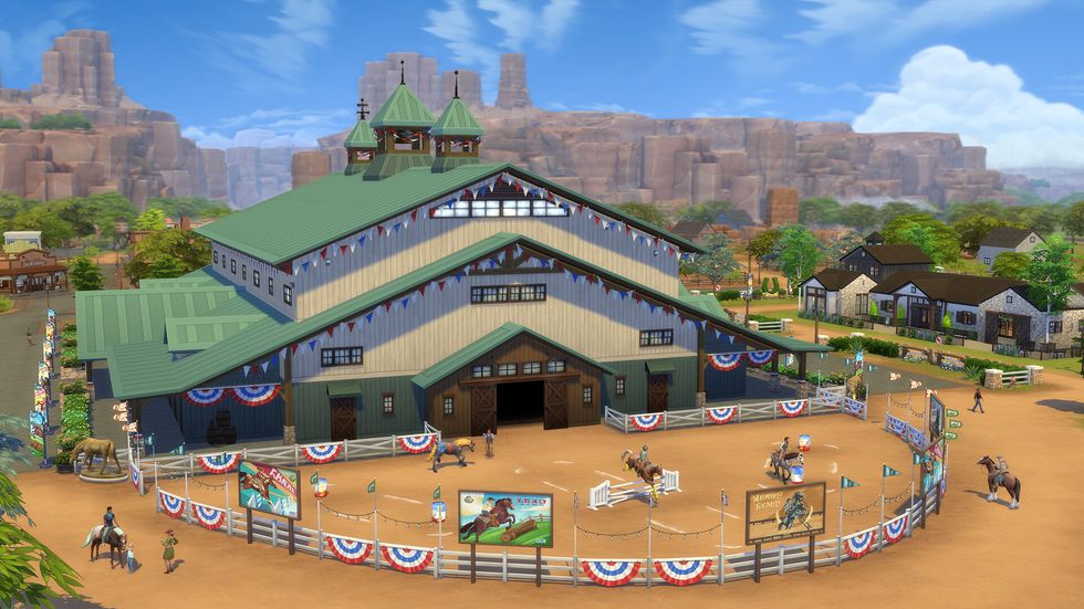 le ranch de chevaux sims 4