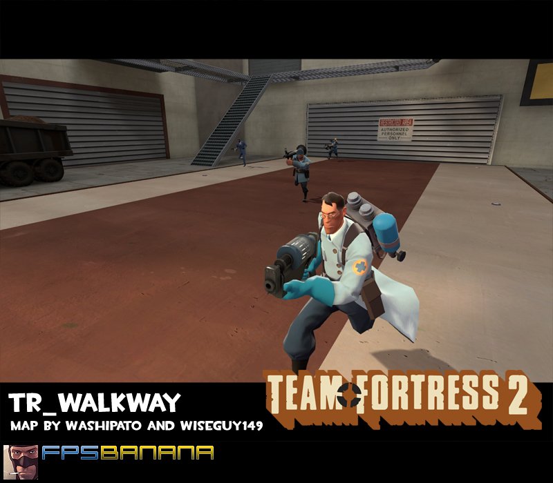 meilleures cartes pour débutants dans Team Fortress 2 TF2 adaptées aux débutants - tr_Walkway