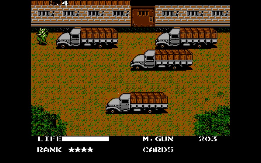 Capture d'écran de Metal Gear NES
