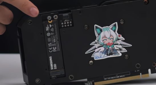 ASUS a mis un SSD M.2 dans l'un de ses GPU Nvidia RTX 4060 Ti