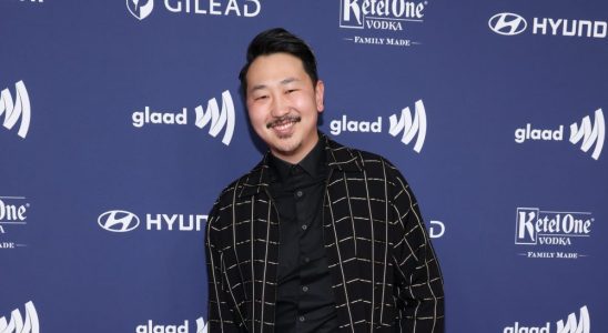 Andrew Ahn at the 34th GLAAD Media Awards held at The Beverly Hilton Hotel on March 30, 2023 in Beverly Hills, California.