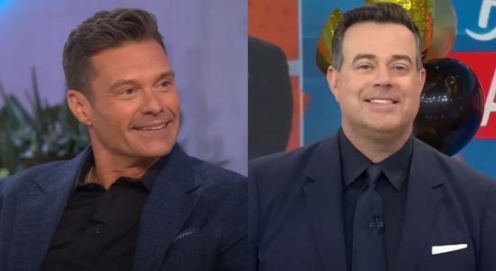 Ryan Seacrest on the Kelly Clarkson Show and Carson Daly on the Today Show.