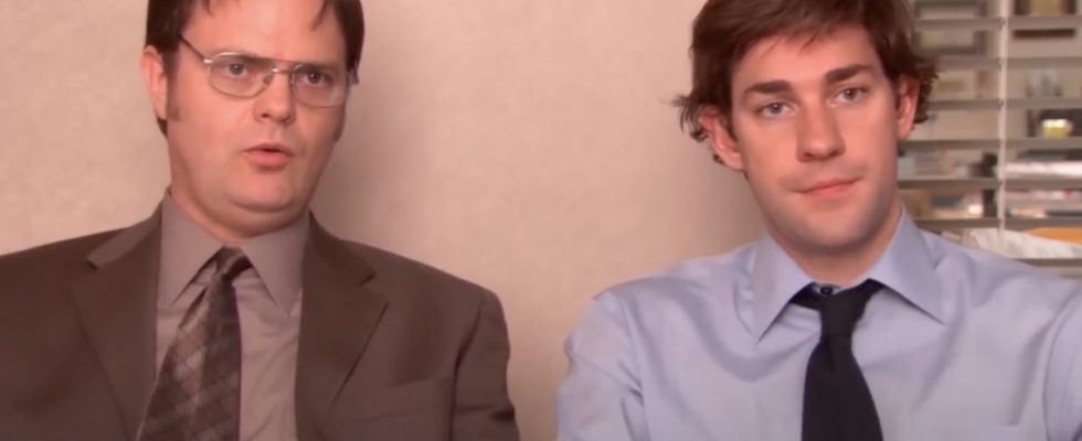 Jim and Dwight in The Office