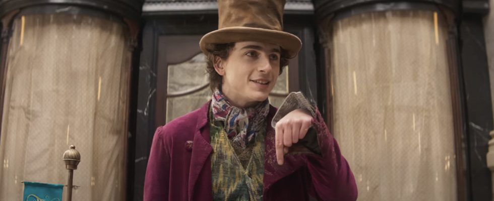 Bande-annonce de Wonka : Timothée Chalamet se transforme en Willy Wonka