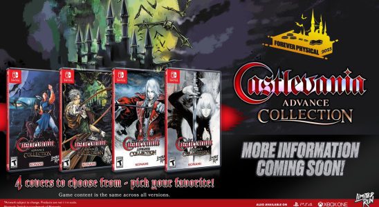 Castlevania Advance Collection obtient une sortie physique sur Switch