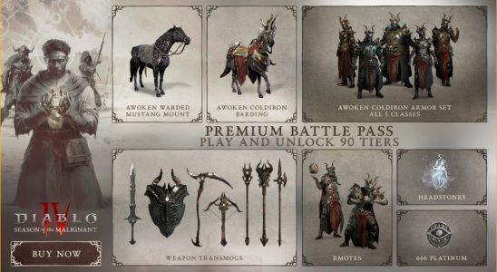 Diablo 4 Season 1 Battle Pass n'inclut pas assez de devises pour acheter quoi que ce soit dans le magasin - ou le prochain Battle Pass